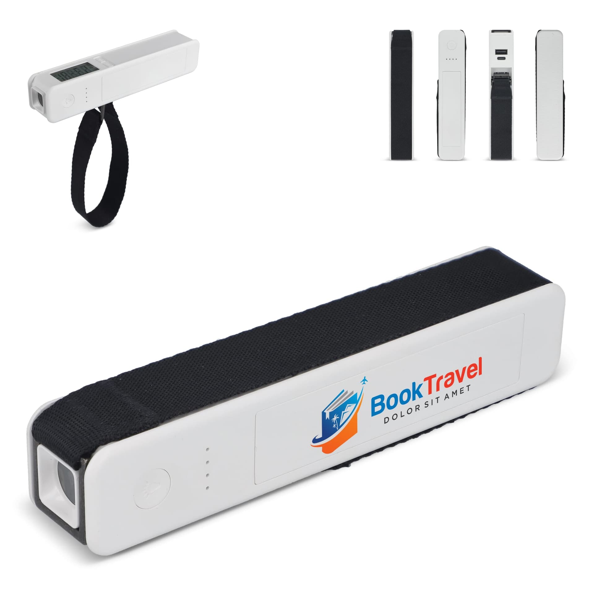 5-i-1 powerbanks med logo 2.600 mAh