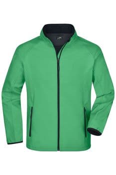 Softshell jakke med logo Herre