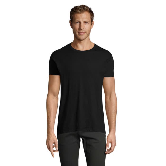 T-shirt med logo Herre
