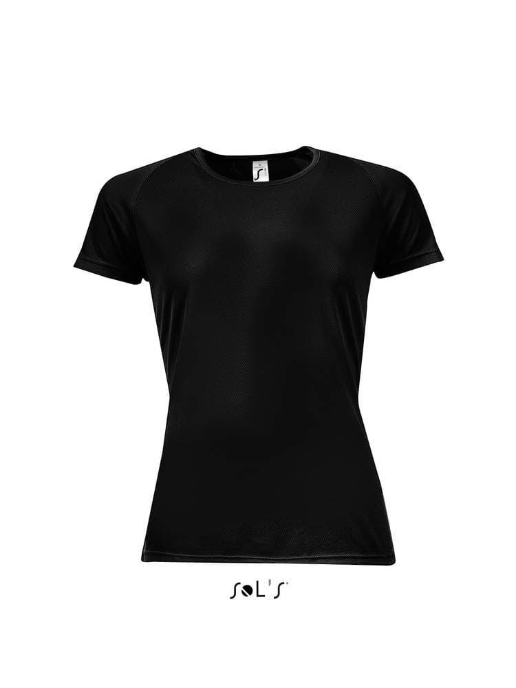 Løbe tshirts med logo Dame