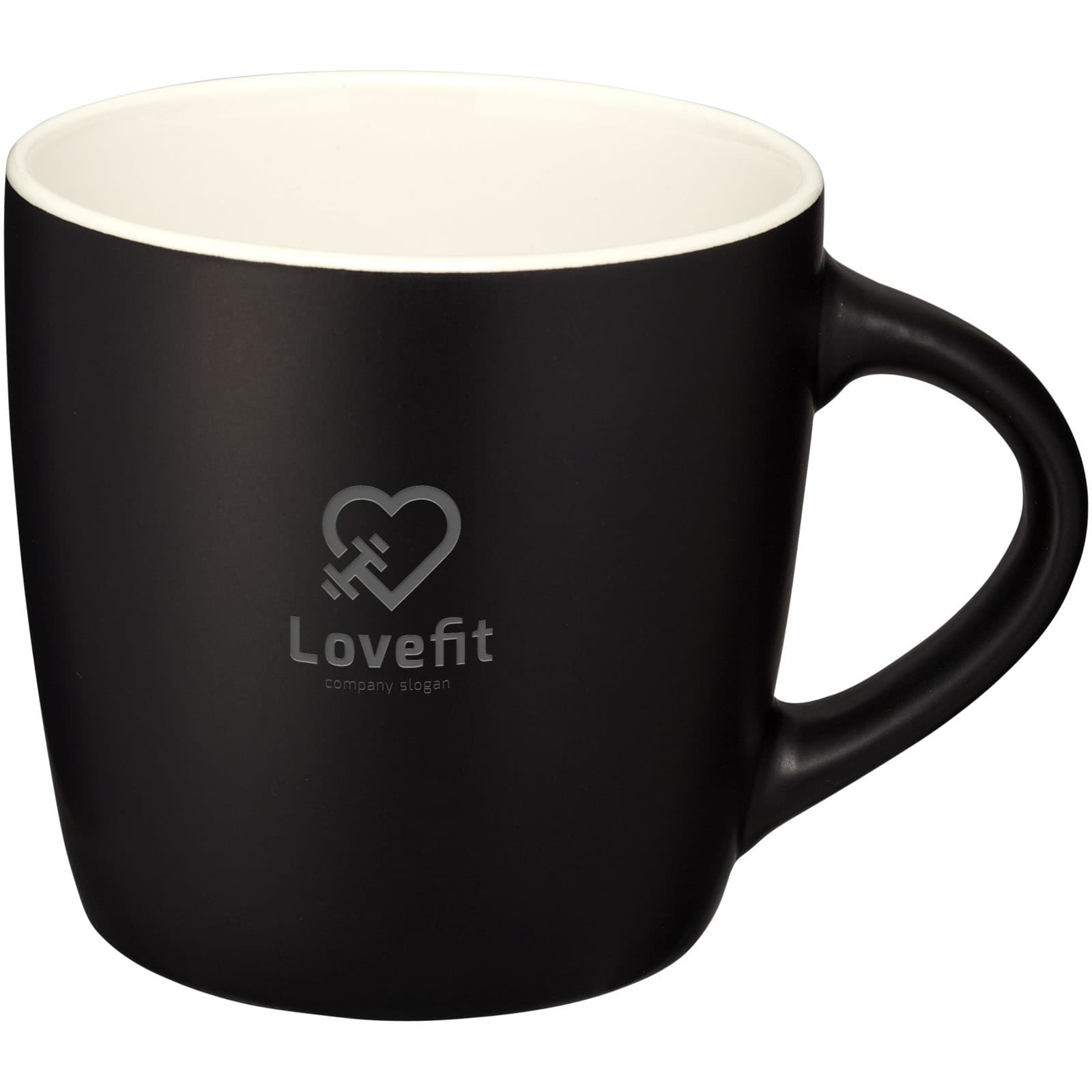 Krus med logo 340 ml Keramik