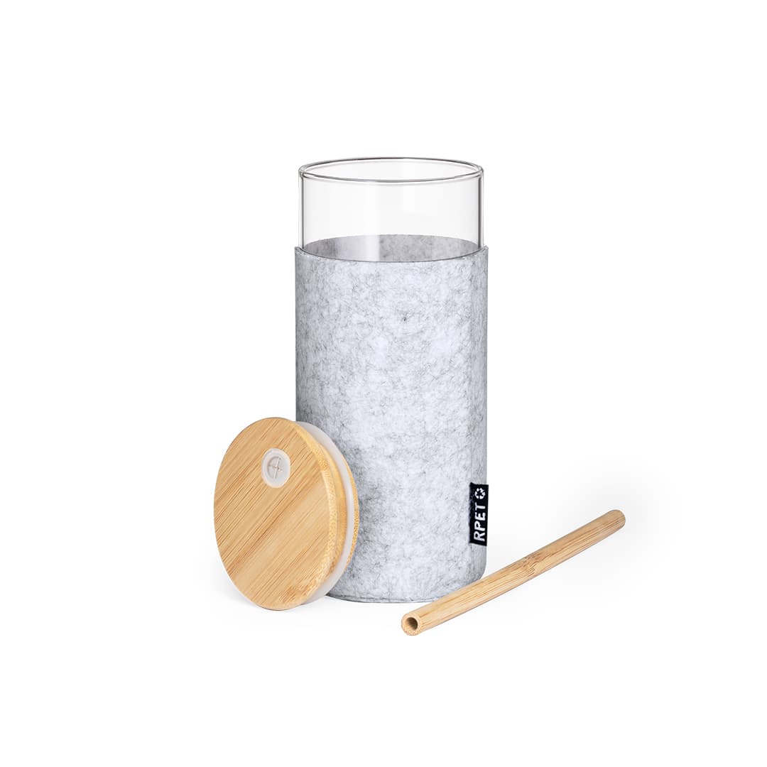 Glas med logo 450 ml